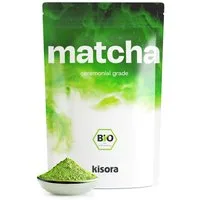 Kemes Tee Matcha Pulver Ceremonial Grade ideal zum Trinken für Matcha-Getränke, 1 x (Packung, Matcha Pulver in BIO-Qualität)