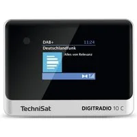 TechniSat DIGITRADIO 10 C Digitalradio (DAB) (Digitalradio (DAB), FM-Tuner mit RDS, Bluetooth, Farbdisplay, Fernbedienung, kompakter HiFi-Adapter)