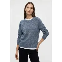 Vero Moda Rundhalspullover VMDOFFY LS O-NECK BLOUSE GA NOOS Materialmix, regular fit