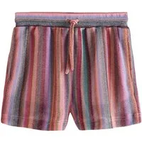 Next Sweatshorts Glitzernde Shorts in Strickoptik mit Bindegürtel (1-tlg)