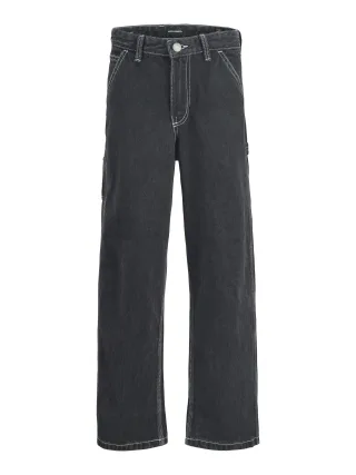 JACK&JONES - JJIALEX JJCARPENTER AKM 143 SN JNR Black Denim - Gr. - 134