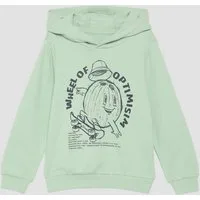 s.Oliver Sweatshirt Sweatshirt Oversized Hoodie mit Frontprint