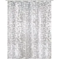 Kleine Wolke Duschvorhang Cristallo Breite 180 cm, inklusive Duschvorhangringe