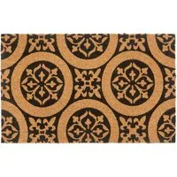 HANSE Home Fußmatte Ornaments, Türmatte, rechteckig, Höhe: 15 mm, Kokos, Schmutzfangmatte, Outdoor, Rutschfest, Innen, Kokosmatte, Flur