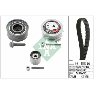 Ina Zahnriemensatz Audi Chrysler Dodge Jeep Mitsubishi Seat Skoda VW