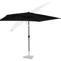 VONROC Sonnenschirm rechteckig, LxB: 300x200 cm, Set, Je nach Variante mit oder ohne Sockel, Rechteckiger Sonnenschirm für Terasse, Garten, Balkon & Gastro