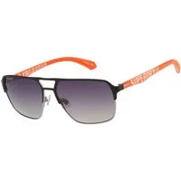 Superdry Sonnenbrille Modell 995064 Form Pilot, Logoschriftzug auf Bügel, Kombifassung