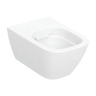 Geberit Smyle Square Wand Tiefspül WC 500208018 weiß KeraTect, spülrandlos, geschlossene Form