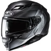 HJC Motorradhelm HJC C71 Quez MC5HSF Integralhelm Schwarz / Grau M (1er Set), integralhelm motorrad
