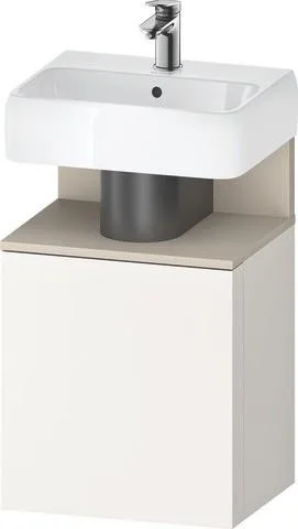 Duravit Qatego Waschtischunterbau wandhängend Weiß Supermatt 440x350x645 mm - QA4076L83840000 QA4076L83840000