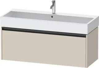 Duravit Ketho.2 Waschtischunterbau wandhängend Taupe Supermatt 1184x460x440 mm - K25079083830000 K25079083830000