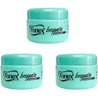 Fonex Cosmetics Styling-Creme 3x Fonex Briyantin Haarstylingcreme Brillantine 150ml, 3-tlg.