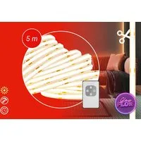 Briloner Leuchten LED Stripe LED COB Stripe, 5 m, Wohnzimmer, Schlafzimmer, Flur