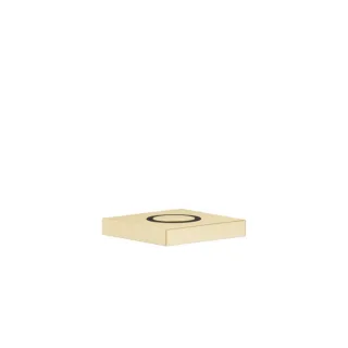 Dornbracht Bedienknopf 10714970-28 eckige Rosette, messing gebürstet