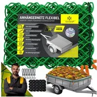 KESSER Laubschutznetz, Anhängernetz Dehnbar feinmaschig mit Haken