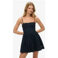 Superdry Sommerkleid BRODERIE CAMI MINI DRESS mit schöner Lochstickerei
