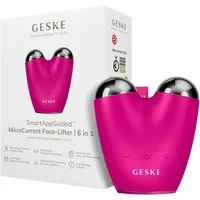 GESKE German Beauty Tech Enhancer SmartAppGuided™ MicroCurrent Face-Lifter 6 in 1, Packung (Gerät & USB-Ladekabel), 2-tlg., Gerät inkl. kostenloser APP (SmartAppGuided Device), Mit der GESKE App erhältst Du deine personalisierte Hautpflegeroutine.