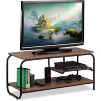 relaxdays TV-Regal TV Board mit Ablage