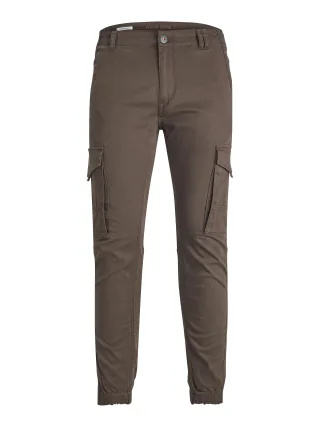 JACK&JONES - JPSTPAUL FLAKE CARGO NOOS Seal Brown - Gr. - 32