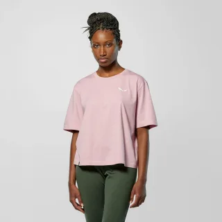 SALEWA - Eagle Glacier Loose T-Shirt Damen - Schwarz (Gr.38)