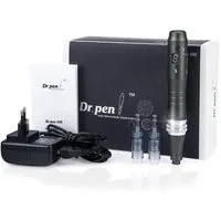 P-Beauty Cosmetic Accessories Dermaroller Dermapen Microneedling Anti Falten Gerät M8 inkl. 2 Nadeln