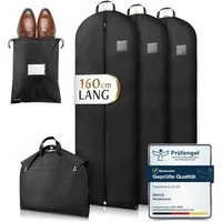 Bruce Kleidersack Optimierte Materialstärke von 120 GSM (Hochwertige Kleiderhülle für Anzug und Kleid) Atmungsaktive Anzugtasche für Reisen