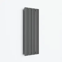 SONNI Designheizkörper Design Heizkorper klein Anthrazit Flach Vertikal WC 900x311mm 312 Watt, Flach, Paneelheizkörper, Heizungsbereich 3~4m², Mittelanschuss