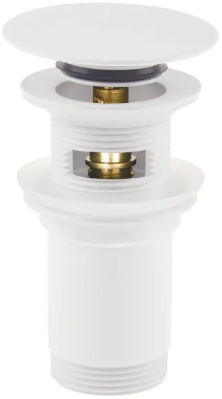 Neuesbad Serie 600 Klick-Klack Ablaufgarnitur, weiss, für Waschtische mit Überlauf NB1NHC_A10U1
