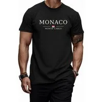 Banco T-Shirt Herren Shirt Rundhals Sommer Basic "Monte Carlo" aus 100% Baumwolle