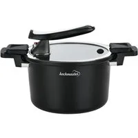 kochmaster Schnellkochtopf Alfa Schnellkochtopf 5,3 L, (3-tlg)