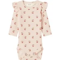 Lil' Atelier Langarmbody NBFLAVO EVE LS SLIM BODY LIL NOOS weiche Jersey Rippqualität