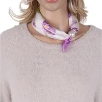 MIRROSI Nickituch Schmales Halstuch mit magnetischem Clip, Damen Halstuch deal für Frühling,Sommer, Herbst