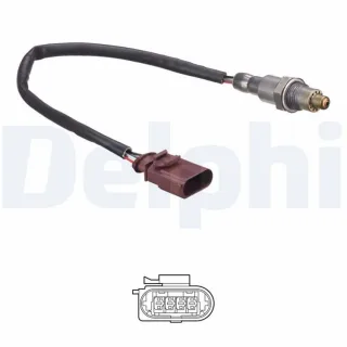 Delphi Lambdasonde vor Katalysator Seat Ibiza Toledo Skoda Fabia Rapid VW Polo