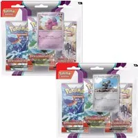 The Pokémon Company International Spiel Pokémon - Karmesin & Purpur Entwicklungen in Paldea 3-Pack Blister - (