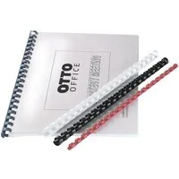 Otto Office Bindegerät, Plastikbinderücken Ø 6 mm, 21 Ringe, DIN A4, 30 Blatt