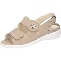 Waldläufer Kara-Soft Riemchensandale, Sommerschuh, Sandalette, Keilabsatz, mit Klettverschlüsse, K-Weite