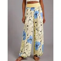 malito more than fashion Haremshose Pumphose Blumen Print 1485 atmungsaktive Freizeithose mit Blumen Print