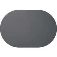 ASA SELECTION Platzset leather optic fine Tischset oval basalt 49,5x33cm