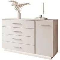 Lookway Kommode LINA KASCHMIR II 1D4S mit LED Beleuchtung, Breite 138 cm