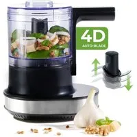 Nutrilovers Zerkleinerer Auto-Blade Multizerkleinerer elektrisch - Kompakt - BPA-frei, 300 W