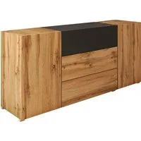 Home affaire Sideboard BERLIN, Moderne grifflose Kommode Breite 150 cm, 4 Schubkästen/ 2 Türen