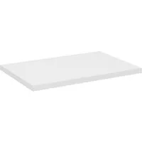 Lomadox Waschtischplatte NEWPORT-56-WHITE, Abdeckplatte, weiß, ca. 60x40cm