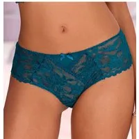 LASCANA Stringpanty aus floraler Spitze in transparenter Optik
