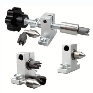 Double Bearing Extendable Tailstock Assembly Bracket Tailstock Telescopic Rotary Centerless Live Thimble 2060 Profile Co
