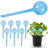 BlingBin Bewässerungskugel 8 Stück automatische Bewässerungssystem Wasserkugel-Bewässerungsgerät, Topfpflanzen Selbstbewässerung PVC Bewässerung-Kugeln Wasserspender