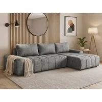 Beautysofa Ecksofa COSTA mit Schlaffunktion & Bettkasten, modernes Design