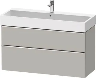 Duravit D-Neo Waschtischunterbau wandhängend Betongrau Matt 1184x442x625 mm - DE4375010070000 DE4375010070000