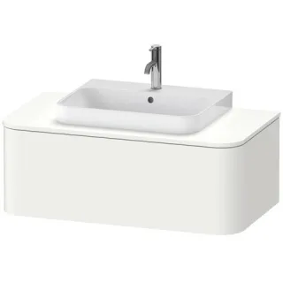 Duravit Happy D.2 Plus Konsolenwaschtischunterbau wandhängend Weiß Seidenmatt 1000x550x354 mm - HP49 HP4941036360010