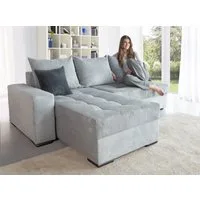 COLLECTION AB Ecksofa Josy L-Form, B: 214 cm in Cord, Cord-Mix, Bettfunktion, Bettkasten & 2 Zierkissen, Federkern