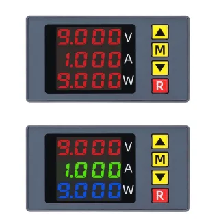 BM730 3in1 Voltage Current Power Meter 4-digit Digital Voltmeter Multifunctional Ammeter with Buzzer Supports Voltage an
